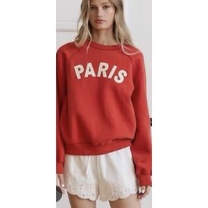 Sandro Paris Crewneck with Paris logo on the front Size Medium